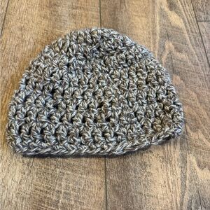 Tan Knit Beanie Hat